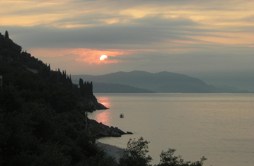 sunset, greece sunset