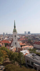 Bratislava view from Hrad Castle Bratislava view from Hrad Castle